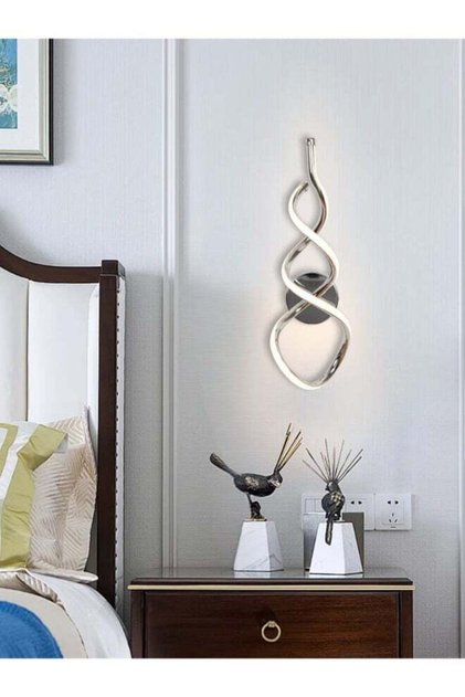 مصباح حائط LED حديث 6001-W - إضاءة حائط 24 واط مع 3 أوضاع إضاءة - تصميم عصري أنيق