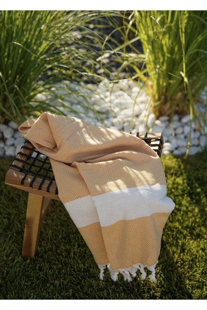 Natural Cotton Diamond Peshtemal Bath Towel Turkish Towel Bathhouse Beach Towel