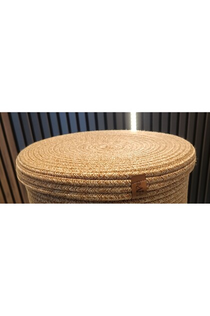 Ahs Design Natural Straw Look Dispenser Bottle Bottom Cover – Handcrafted Stylish Design