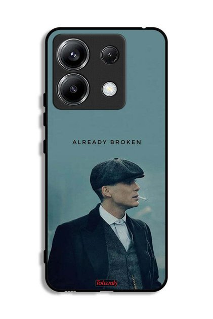 غطاء حماية لهاتف Xiaomi Redmi Note 13 Pro 5G مكسور بالفعل