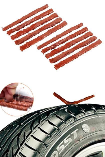 ® 10 Adet Lastik Onarım İçin Lastik Tamir Fitili Yedek Lastik Fitili