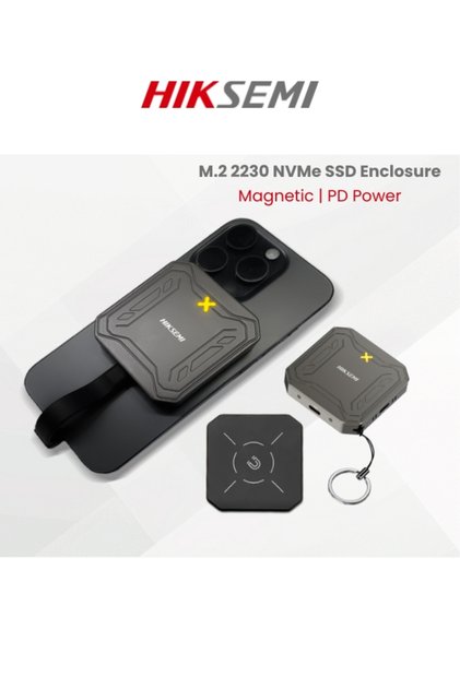 Magnetic M.2 SSD Enclosure MGS1丨Cooling Fan丨PD 100W Power Transfer丨 USB 3.2 Gen2丨LED Indicator