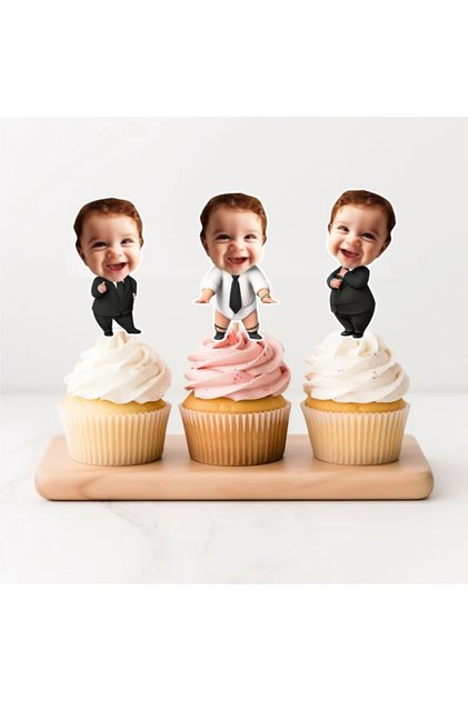 Cupcake Pasta Süsü Kürdan 10 Adet