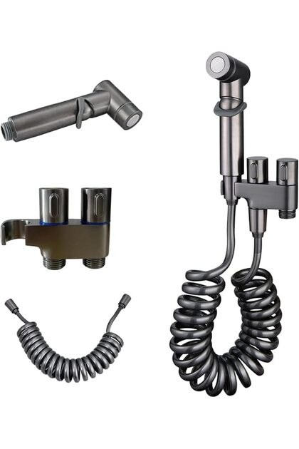 Toilet & Bathroom Bidet Faucet Outlet Spiral Toilet Cleaning Pressurized Bubbler Toilet Cleaner