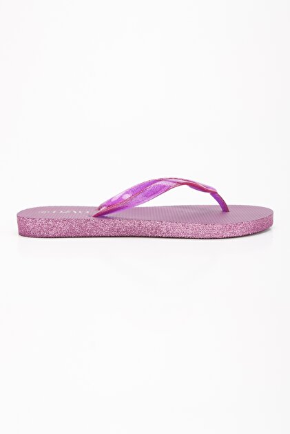 Havana Purple Glitter Flip Flops