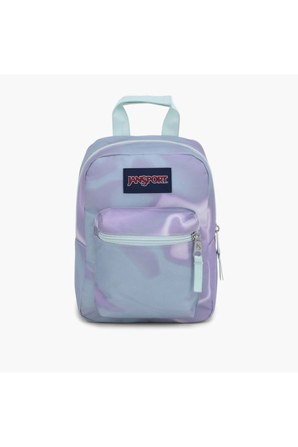 All-Over Printed Lunch Bag with Zip Closure