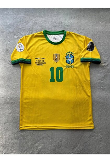 Arena Spor Neymar Jr B.R.E.Z.I.L.Y.A 10 World Cup Final Jersey