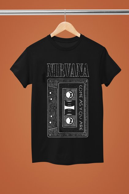 Nirvana Printed Cotton Short Sleeve Regular Fit Rock Tshirt