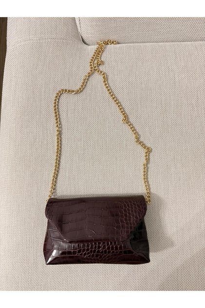 Women's Chain Strap Mini Shoulder Bag – Stylish Design with Crocodile & Leopard Pattern