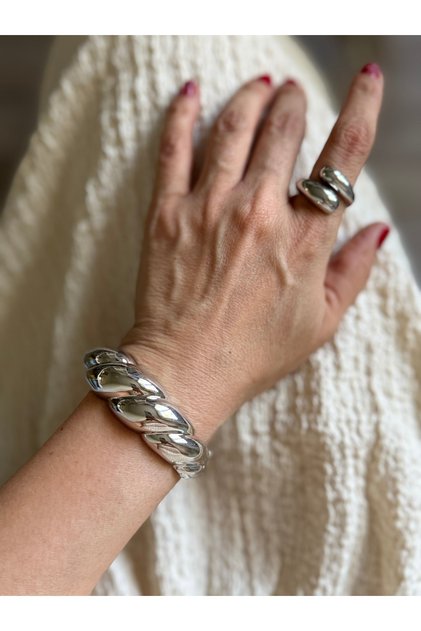 Silver Spiral Ring
