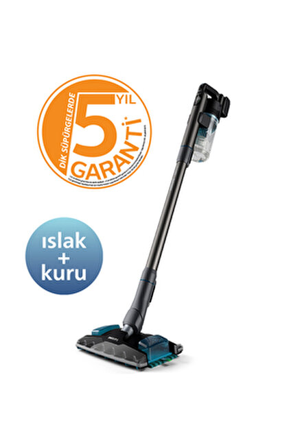 Philips 8000 Serisi Aqua Plus Kablosuz Dik Süpürge, 25.2 V, 80 dk