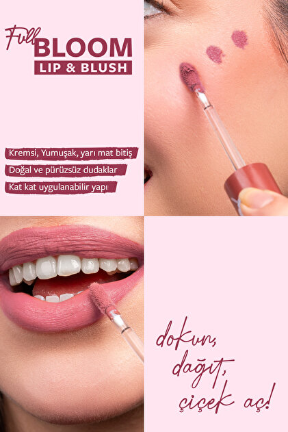 Pastel Full Bloom Lip & Blush No: 76 Flora - 4.8 ml - Fiyatı