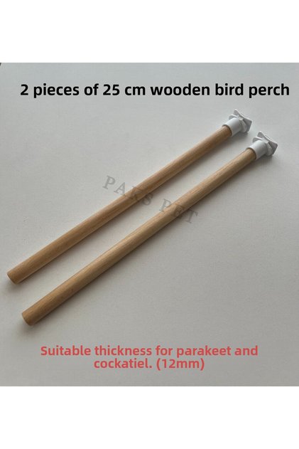 2Pcs 25cm Wooden Bird Peg,Lovebird Peg,Sultan Parrot Peg,Chanarian Peg