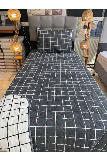 Double-Sided Single Quilted Bedspread Set for Young People's Room and Children's Room