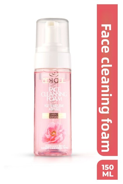 Facial Cleansing Foam 150 ML | Special Formula Containing Rose Water and Aloe Vera Extract