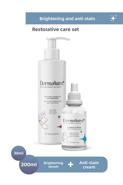 Brightening and Anti-Blemish Care Set (Anti-Blemish Cream, Brightening Serum)
