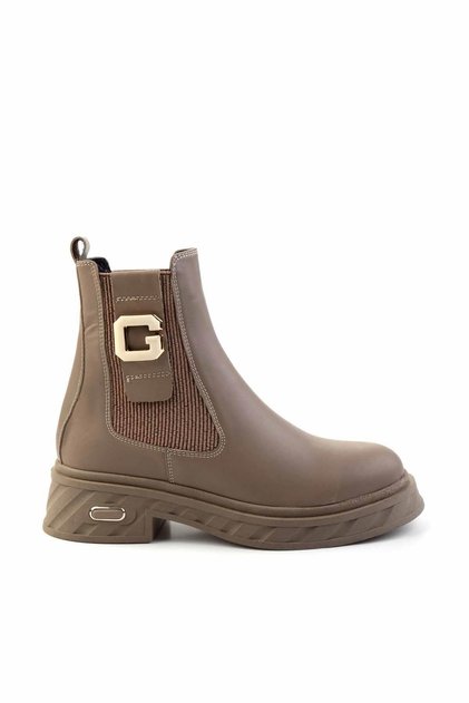 Vizon Hakiki Deri Kadın Bot & Bootie K02719102203
