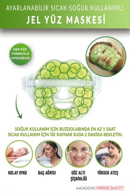 Refreshing Hot Cold Gel Face Mask