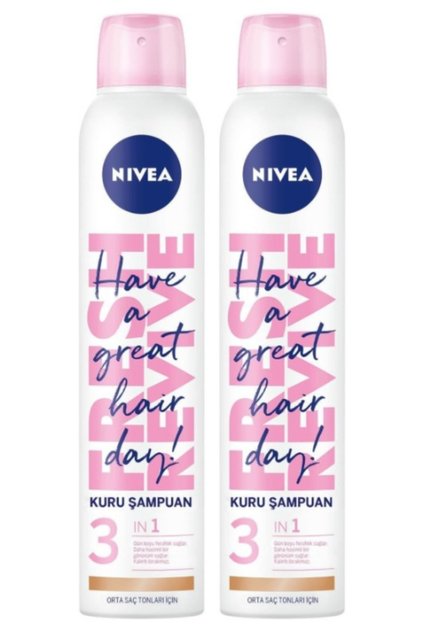 Orta Saç Tonları İçin Kuru Sampuan 200 ml x2