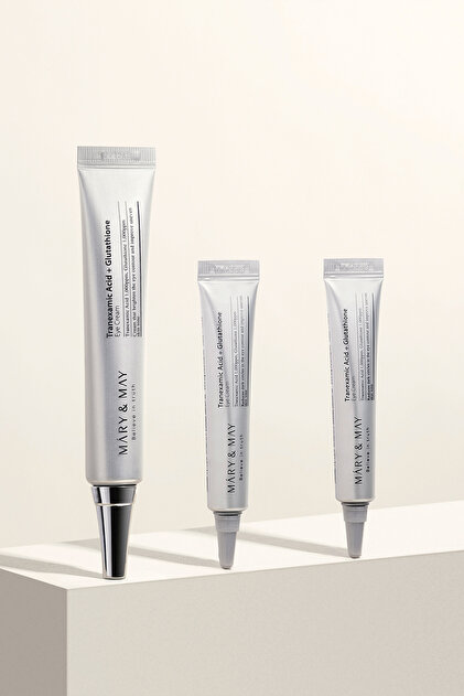 mary & may tranexamic acid+glutathion goz cevresi kremi gr reviews Mary&May Acid + Glutathione Under Eye Cream (1,000ppm Each) 30g Mary & May Tranexamic Acid+