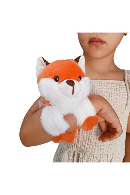 Sevimli Peluş Tilki Bileklik Araba Dekoru 18 cm Kola Takılan Oyuncak Yüksek Kalite