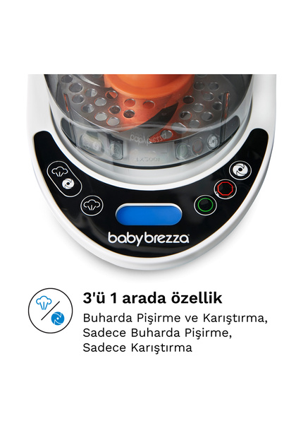 BABY BREZZA Food Maker Deluxe Buharlı Pişirici & Blender - Fiyatı
