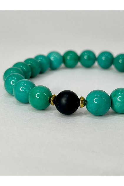 Turquoise Natural Stone Bracelet (Turquoise Stone)