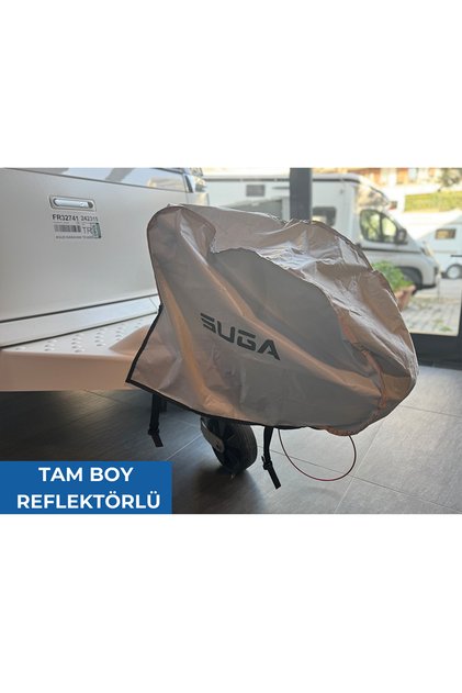 Karavan Çeki Oku Kaplin Koruyucu Örtü Tam Boy Reflektörlü