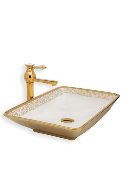 E-8121 Tezgah Üstü Porselen Lavabo