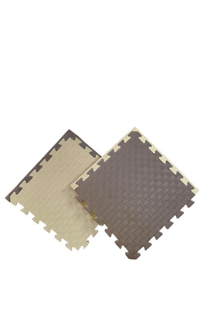 Tatami Minderi 20mm 50x50 Çift Yönlü Kullanım Bej-kahve