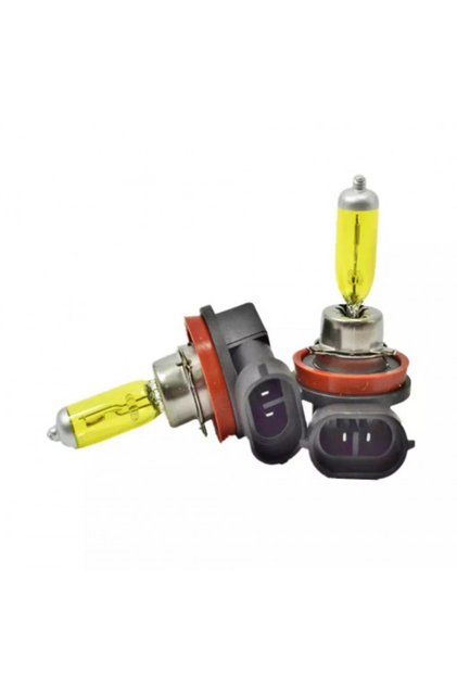 Becuri H 11 халогенен жълт 12 V комплект