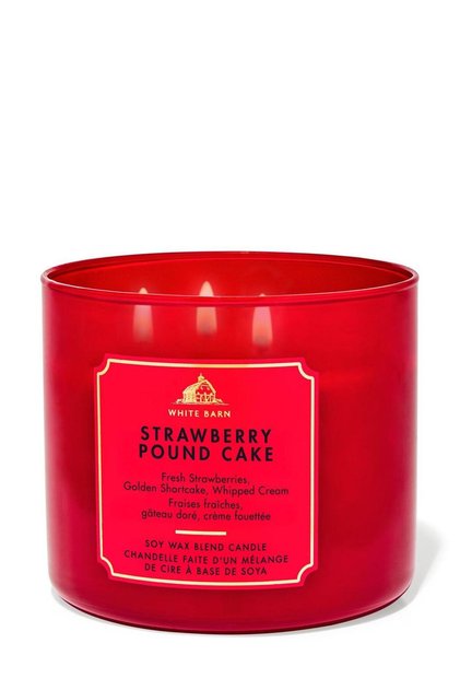 Strawberry Pound Cake Büyük Mum 411 g