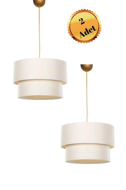 Krem Pasta Avize 2 Adet Kumaş Sarkıt Çap 30 cm PAV54
