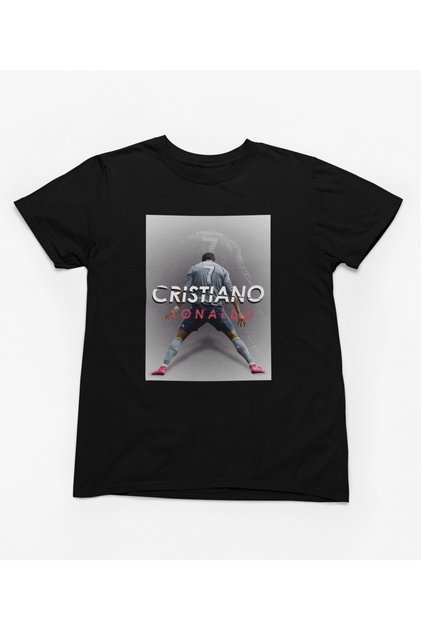 Stil-X New Cristiano Ronaldo Printed Cycling Collar Men's Children's and Youth Tshirt