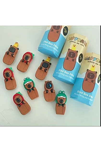 seyuse Capybara Sonny Angel Hippers Blind Box Kapibara sürpriz