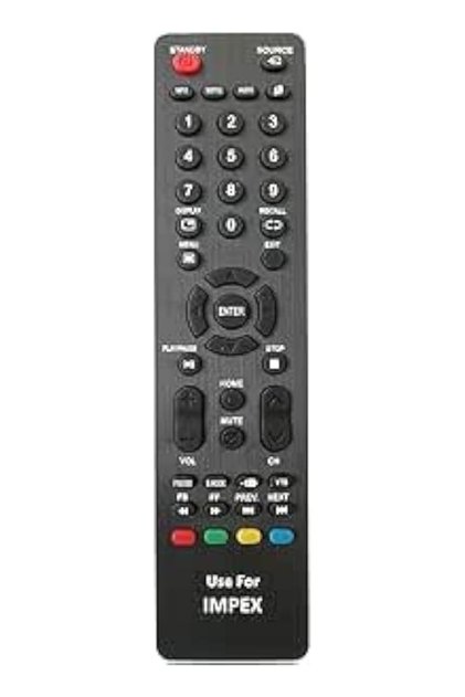 Replacement Remote for IMPEX LCD & LED Smart TVs
