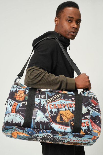 Digital Printed Unisex Lightweight Travel Duffel Bag Hand Luggage // S06
