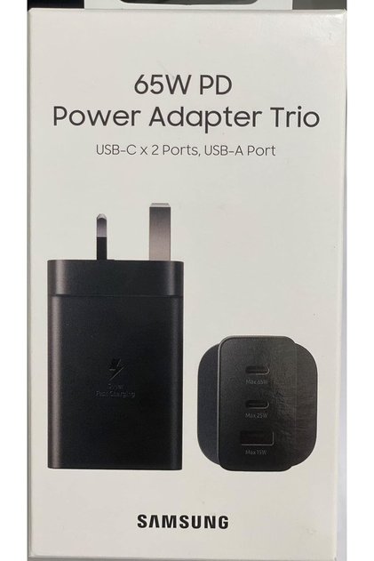 Samsung 65W Power Adapter Trio, Black