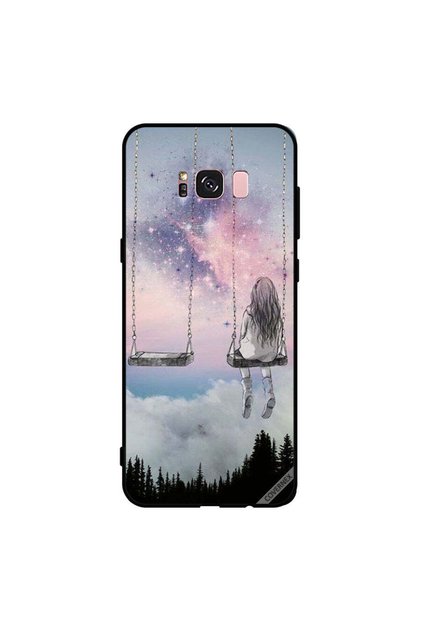 غطاء حماية لهاتف سامسونج جالاكسي S8+ - فتاة حزينة وحيدة