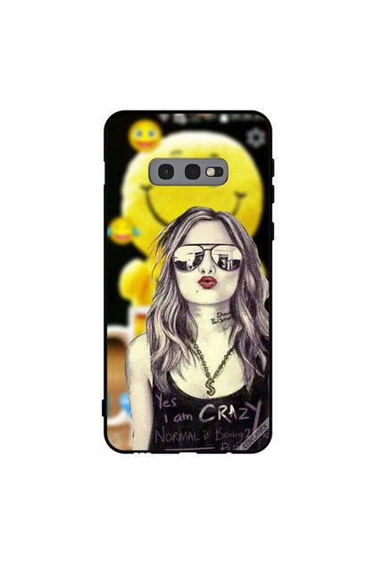 Protective Case Cover For Samsung Galaxy S10e Yes I Am Crazy Normal Is Boring