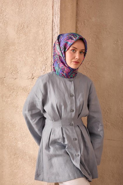 وشاح حريري من نسيج التويل 11473-16