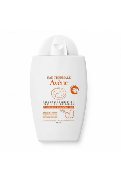 Fluid mineral cu protecție solară SPF 50+ cu filtru mineral 40 ml