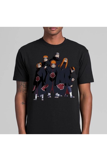 Anime Patterned Unisex Men's T-Shirt Naruto