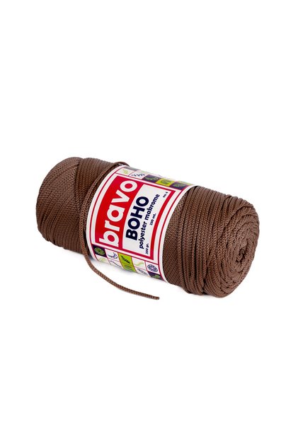 Boho Polyester Macrame Yarn 2 mm 200 Gr 230 Meters No: 4 (Color Code: 205) Tan