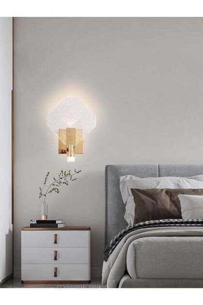 مصباح حائط LED حديث 7701 - إضاءة حائط أكريليك 15 وات مع 3 أوضاع إضاءة - إضاءة حائط داخلية أنيقة
