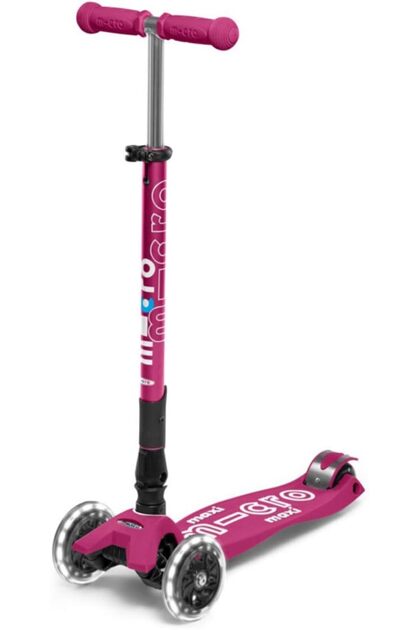 Micro Scooters | Maxi Deluxe LED Foldable| Handlebar Adjustable | Lightweight | Foldable Mechanism |