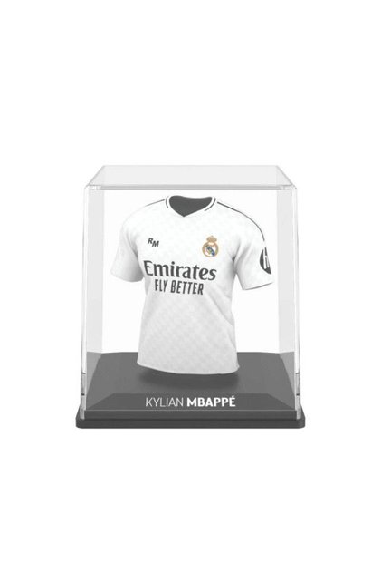 Real Madrid Mbappe Home Jersey Display Case, Official Licensed Collectible, 2024/2025 Season