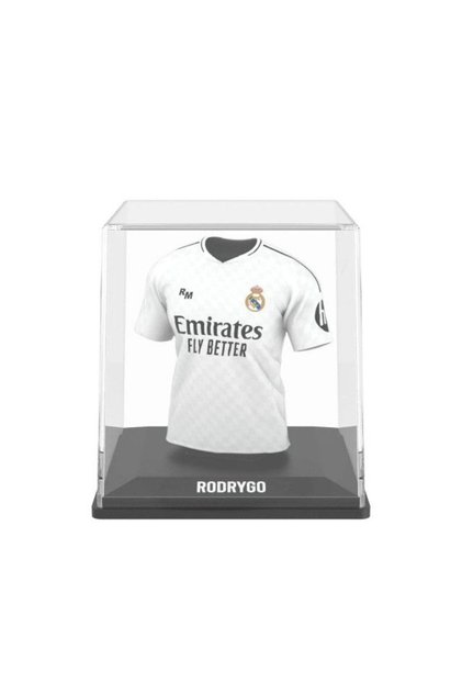 Real Madrid Rodrygo Home Jersey Display Case, Official Licensed Collectible, 2024/2025