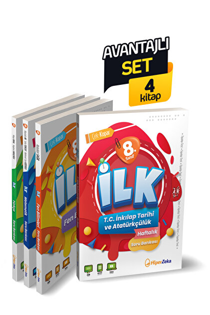 Hiper Zeka Avantajlı Set 2026 8. Sınıf İlk Soru Bankaları - Fiyatı