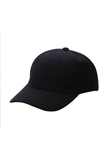 Black Sports Hat Unisex Adjustable with Velcro on the Back